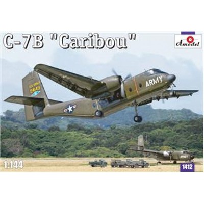 Amodel 1412 1:144 7B ''Caribou'' USAF Aircraft Plastic model kit