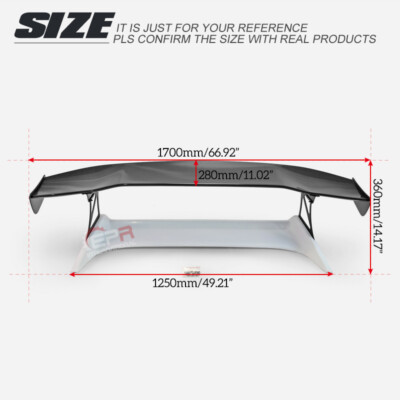 For Honda NSX NA1 NA2 VTX4 Type FRP Unpainted Trunk +Carbon Rear GT Spoiler Wing