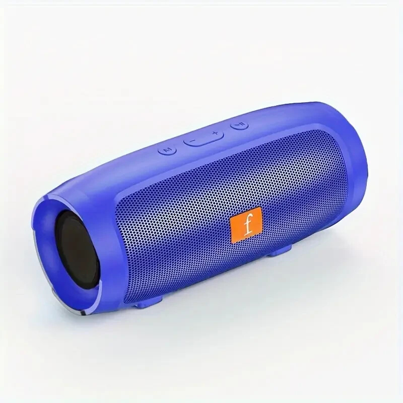 New J007 Outdoor Dual-Channel Subwoofer Wireless Speaker Great Sound Blue
