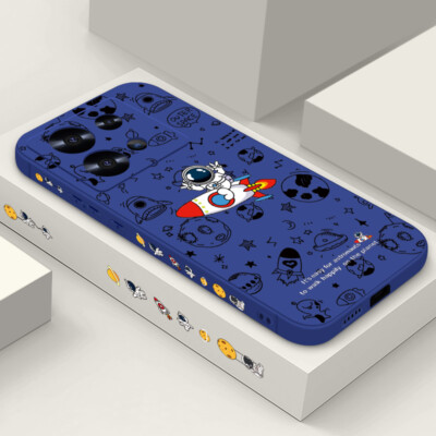 For Xiaomi Poco X6 F6 13T Pro Redmi Note 13 12 11 10 Shockproof Astronaut Cover