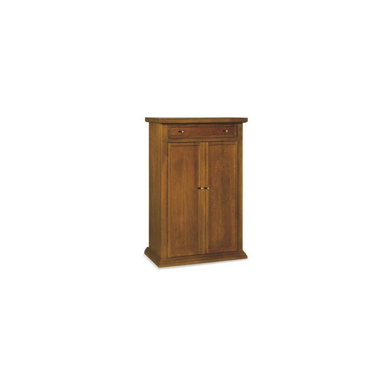 Shoe Cabinet Wardrobe TV Dark Walnut Shabby Chic Classic