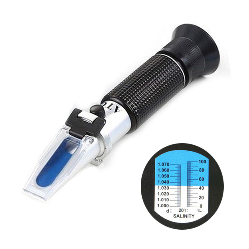 Salinometer Salinity Tester Food Salt Content Meter ATC Refractometer Hydrometer eBay