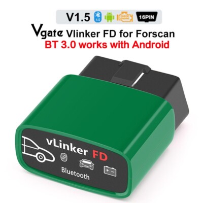 Vgate vLinker FD OBD2 Tool Bluetooth 3.0 Scanner Diagnostic Adapter For FORScan