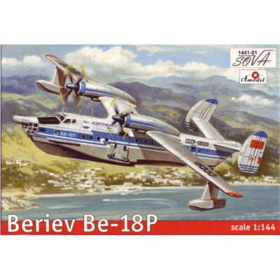 Amodel 1441-01 Plastic model airplane kit Scale 1:144 Beriev Be-18P kits model