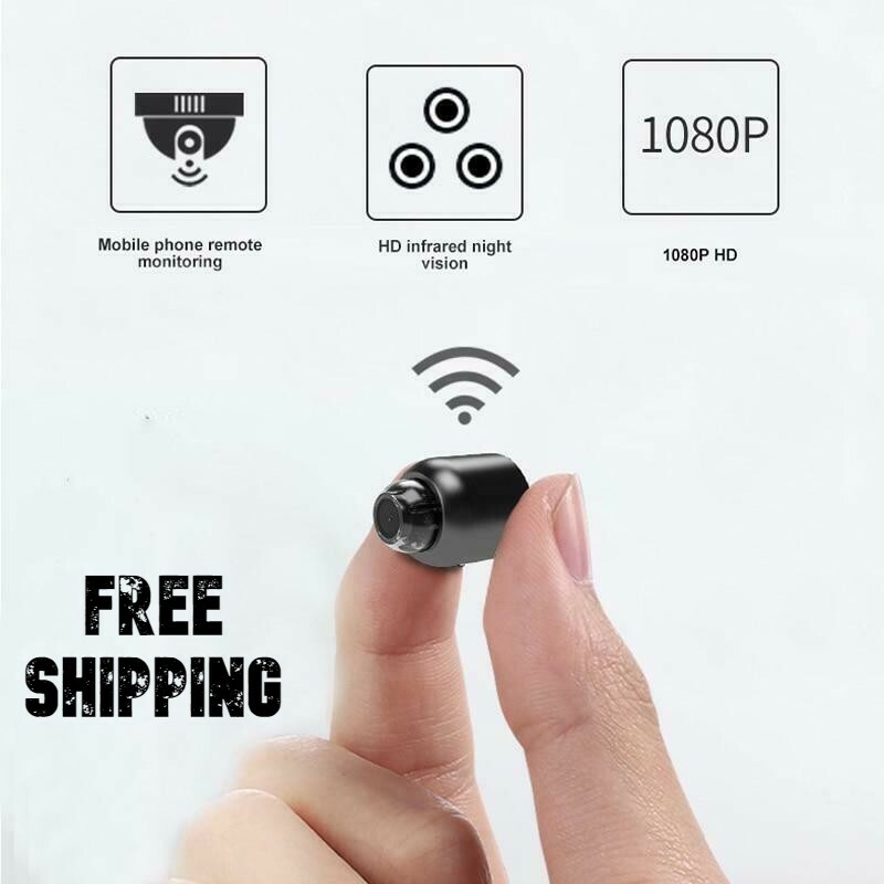 Mini Spy Camera WiFi Video and Audio Recorder IP Cam