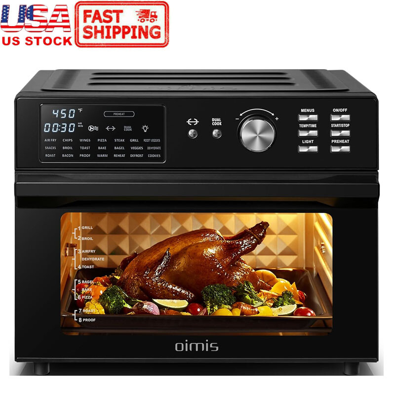 Oven 21-in-1 Convection Rotisserie Oven Extra Large Metal