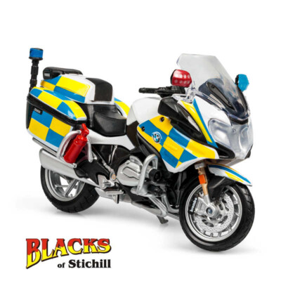 Maisto 1:18 Scale BMW R 1200 RT R1200RT Police Motorbike Diecast Model