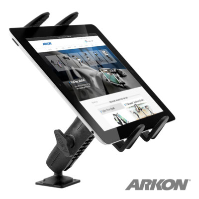 Heavy Duty Drill Base Vehicle Tablet Mount for Apple Samsung Galaxy Tab S8 S9+