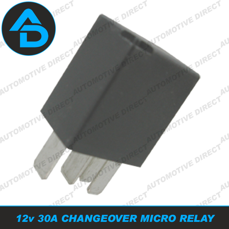 5 Pin Micro Relay with Resistor Protection, 12V 40A Changeover SPDT Automotive