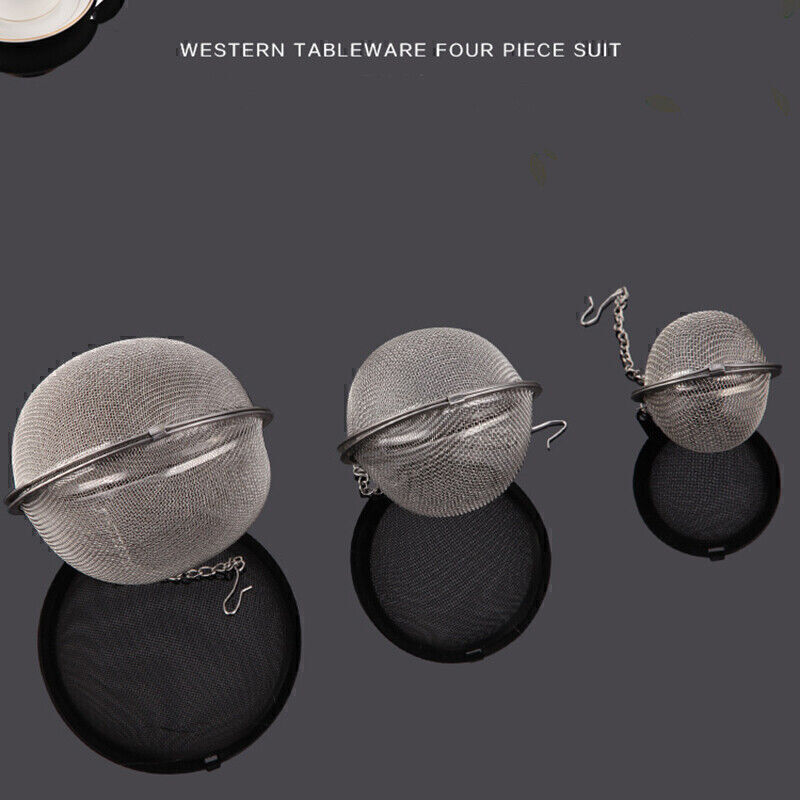 Leaf Strainer Herbal Spice Mesh Infuser Ball Filter Steeper
