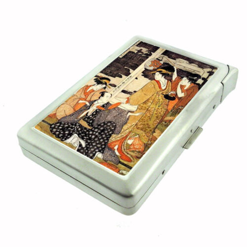 Rare Jinkuro Rio JAPAN Japanese Brass CIGARETTE LIGHTER 3.5 Rare Jinkuro Rio JAPAN Japanese Brass CIGARETTE LIGHTER 3.5