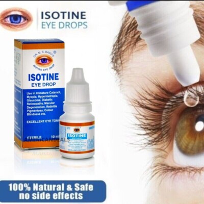 Isotine Eye Drop Care Glaucoma Best for Eye Problem Cataract - 10 ml Livraiso...