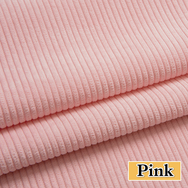 UK 8 Wales Corduroy Fabric Plain Coat Pants Sewing Materials DIY Thick fabric