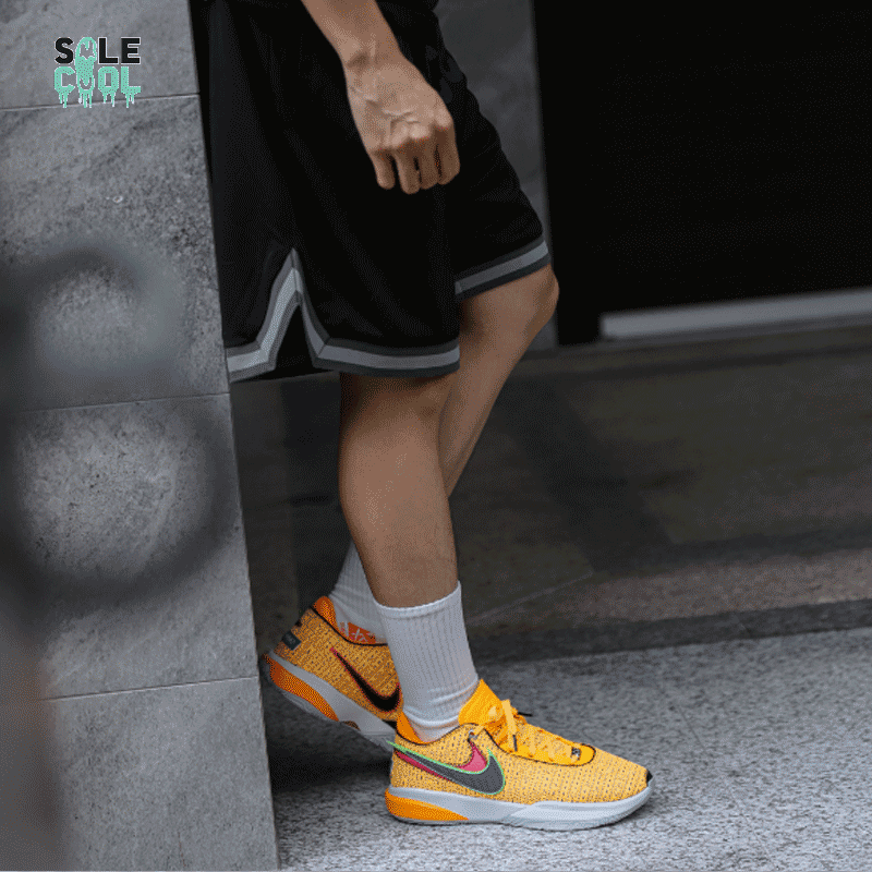 Nike Lebron Mens Sneakers Basketball Shoes Laser OrangeBlue Pink