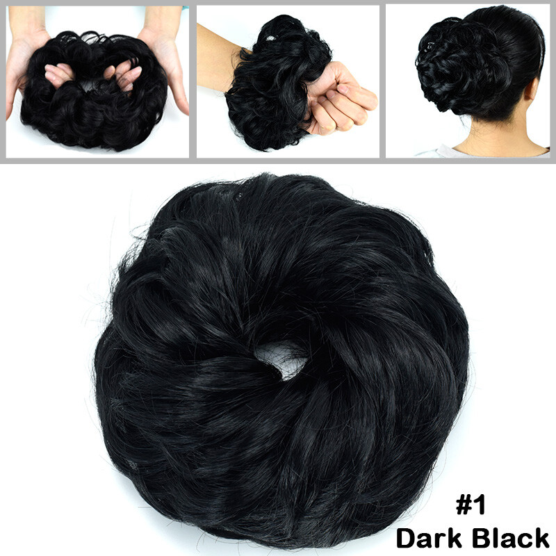 Buy Large Curly Messy Bun Hair Piece Scrunchie Thick Hair Updo
