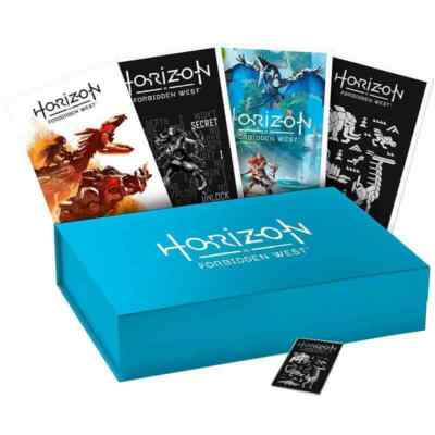 Horizon Forbidden West PreOrder Box incl Pin  Artcards PS4 PS5 NO GAME Zero Dawn