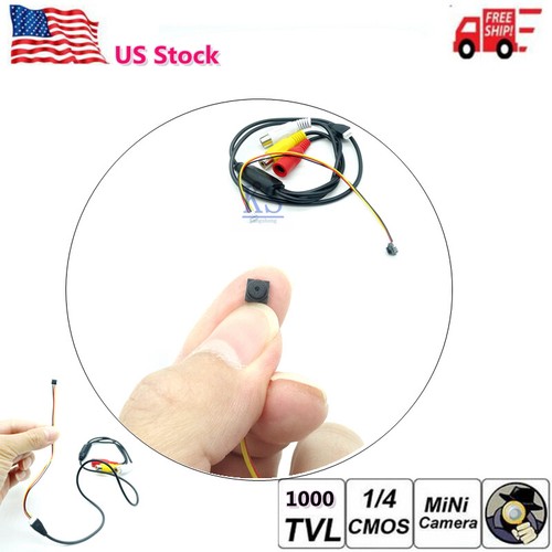 Micro Security Camera 1000TVL HD Color CCTV Tiny Pinhole Lens Video Camera