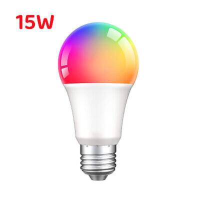 1-8PCS Tuya Zigbee E27 Smart LED Light Bulb  RGB CW  Color Lamp for Alexa Google