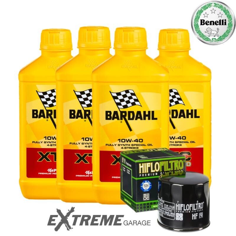 Tagliando Olio Motore Filtro Bardahl BENELLI TRK 502 2020 2021 2022 2023 2024