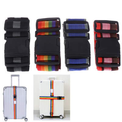 Luggage Strap Cross Belt Packing 180CM Adjustable Travel Buckle Baggage Be~KE