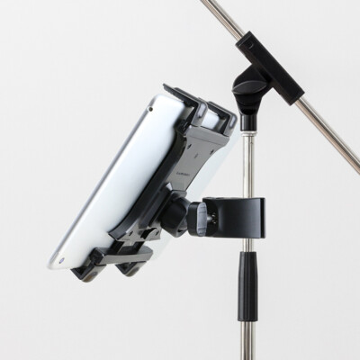 Musician Singer Clamp Post Tablet Mount for Apple iPad Air, iPad mini,Galaxy-Tab