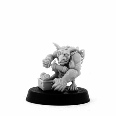 Ork Steroid Grot - Wargame Exclusive-- Ork Big Gunz Stompa, Warboss Big Mek Ammo