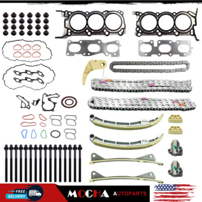 Engine Timing Chain Kit Head Gasket for 2013-2020 Kia Hyundai Santa Fe 3.3L V6