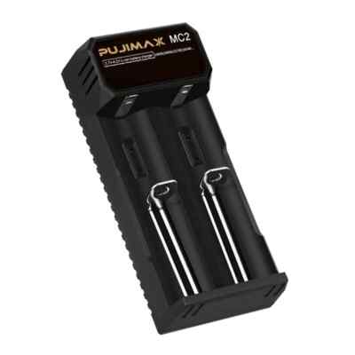 PUJIMAX 4 Slots 18650 Battery Charger 3.7/4.2V Series Lithium Battery Charging F