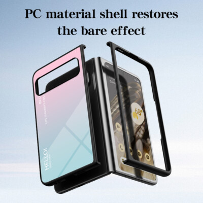 Full Protection Case For Google Pixel Fold Shockproof Slim Fit Glass Phone Cover