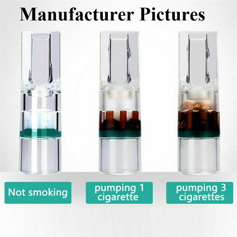 100 Pcs Pack Disposable Tobacco Cigarette Filter Holder Slim Convert Reduce Tar 