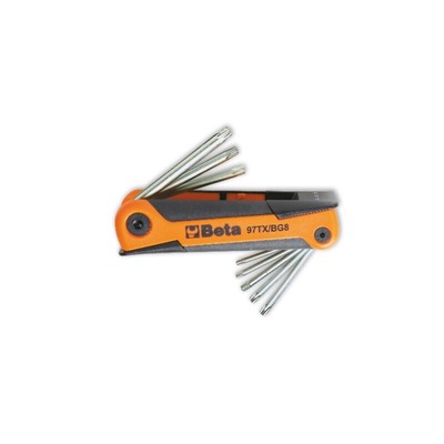 Beta Tools 97 TX/BG8 8pc Offset Torx  Key Set in Holder | 000970368
