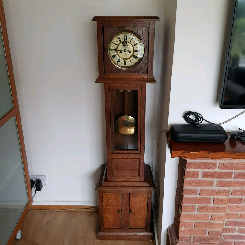 Grandfather clock Gustav becker in BurtononTrent, Staffordshire