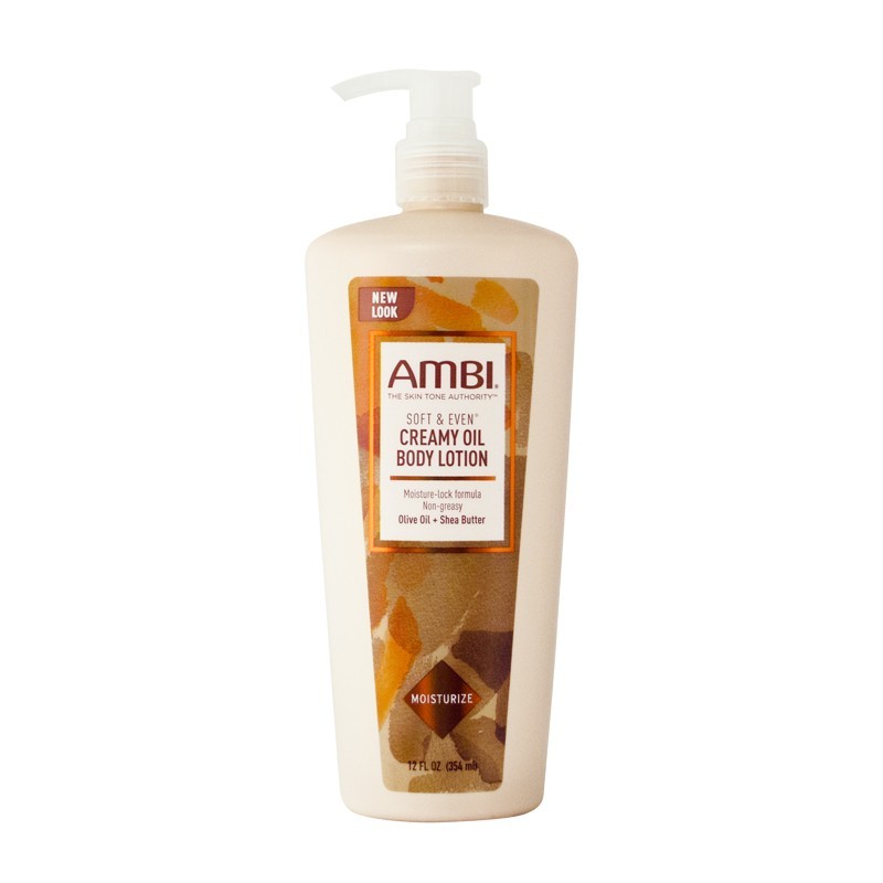 Ambi Soft & Even Creamy Oil Lotion 12 Oz