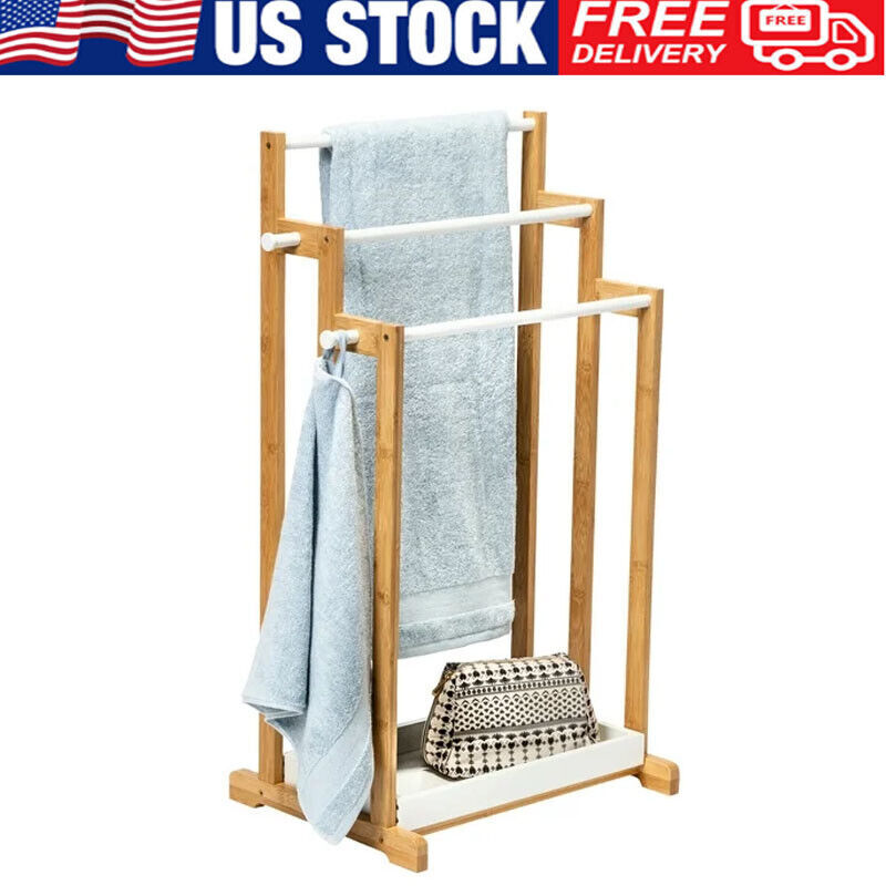 Rack Towel Shelf Organizer For Home Bathroom Us