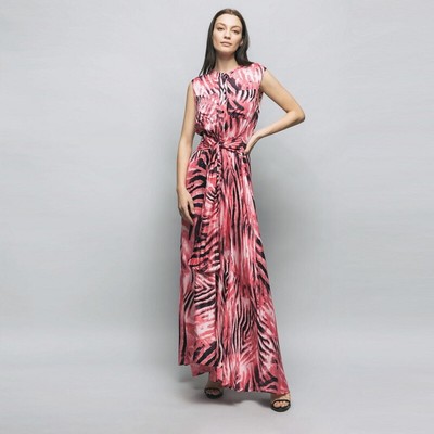 

Длинное Атласное Женское Платье GAELLE Paris GBDP16219 Платье Розовый Фламинго E2023, Multicoloured