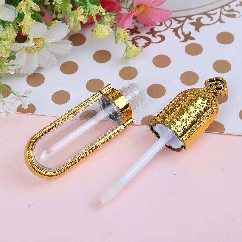 Pretty lip gloss tube lip balm bottle container refillable e