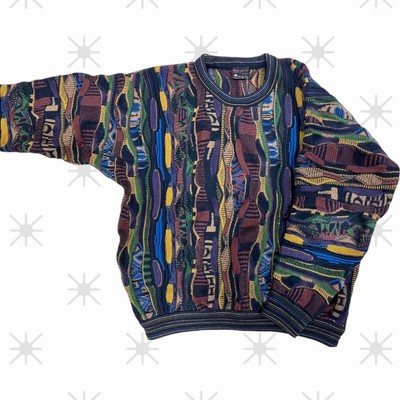 Emaroo 3D Knit Sweater Wool Mark Made in Australia 57cm Chest Used
