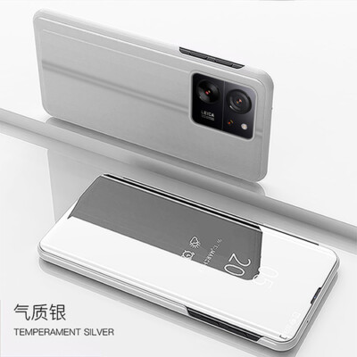 For Xiaomi 13T Pro Luxury Smart Screen Touch Mirror Flip Hard Case Cover