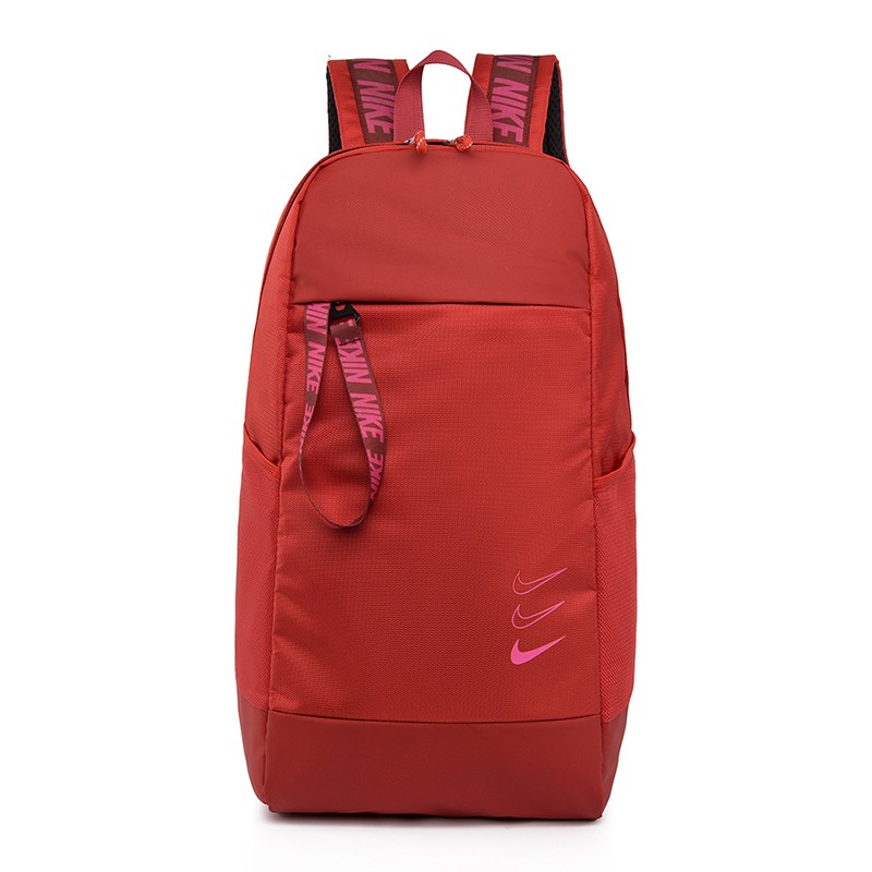 Nike Backpack Red Sports Training Gym School Travel Laptop Bag 23L New