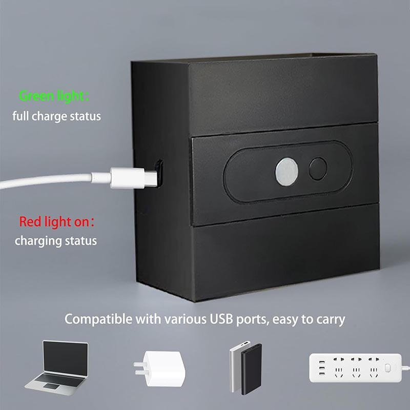 1-4 Pack Wall Lights Dimmable Indoor Rechargeable Up and Down Lamp Sconce