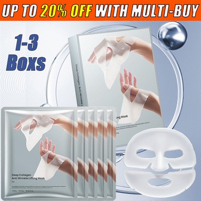 5 Packs Deep Collagen Anti-Wrinkle Lifting Overnight Mask | Sheet Masks