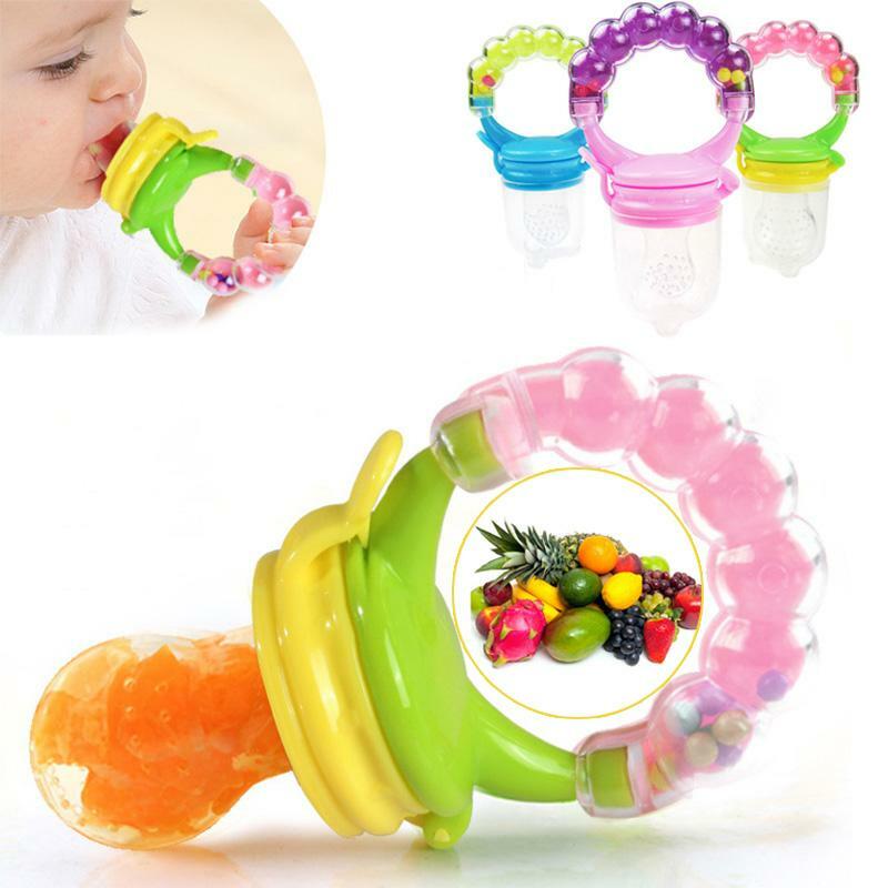 Baby Dummy Feeding Nibbles Weaning Nutrition Pacifier Fresh Fruit Food