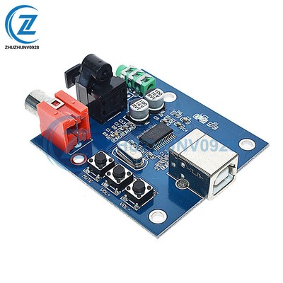 PCM2704USB Sound Card DAC Decoder USB Input Coaxial Fiber HIFI SoundCard Decoder