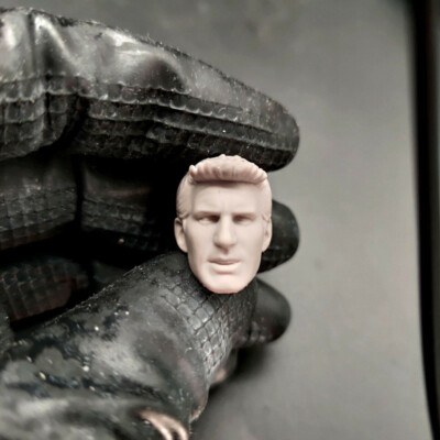 1/12 Scale Uncharted Waters Nathan Drake Head Sculpt Unpainted Fit 6'' ML Figure