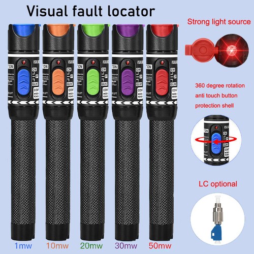 10mw 20mw 30mw 50mw Visual Fault Locator VFL Fiber Optic Laser breakpoint Tester