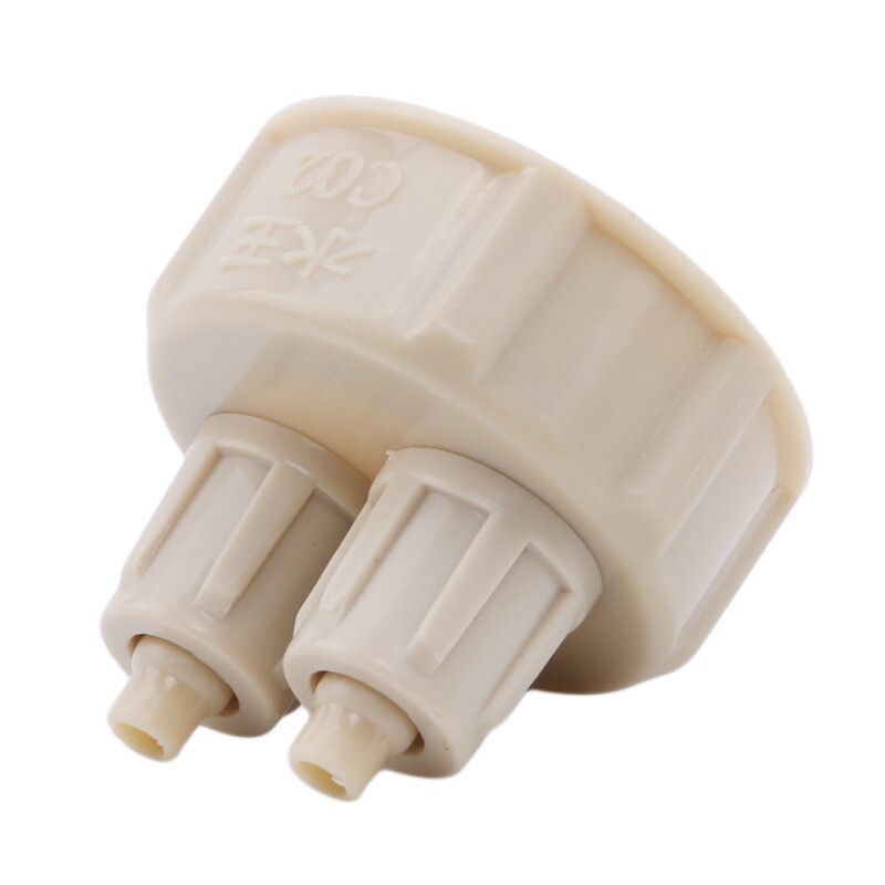 2Pcs Aquarium CO2 System Pro Tube Valve Guage Bottle Cap Fish Tank Live Plant