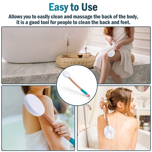 18" Long Lotion Applicator fits Your Back, Back Applicator for Lotion Easy Reach