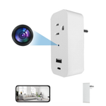 4K Mini Hidden Spy Camera Audio WiFi Remote Viewing Loop Recording Wall Charger