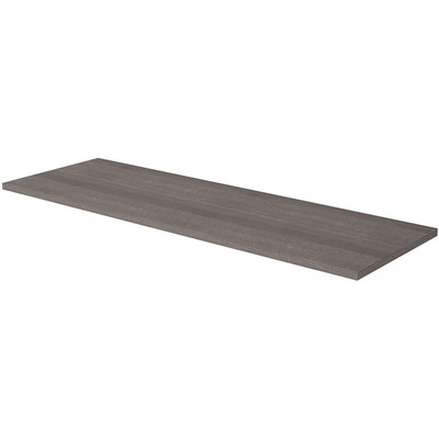 Bestar i3 Plus 59'' Wooden Desk Bridge in Bark Gray