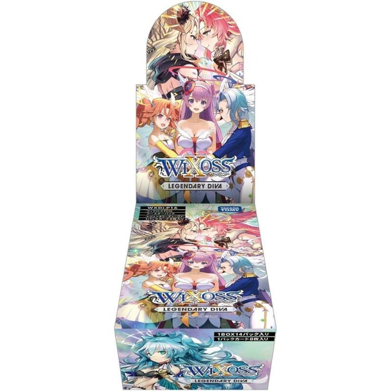 Takara Tomy - 【初版】ウィクロス LEGENDARY DIVA 未開封カートン(16BOX) Takara Tomy Wixoss LEGENDARY DIVA WXDi-P16 Booster Pack Box